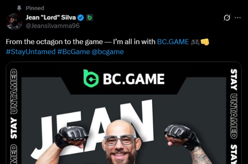 Twitter Jean Silva Joins BCGame